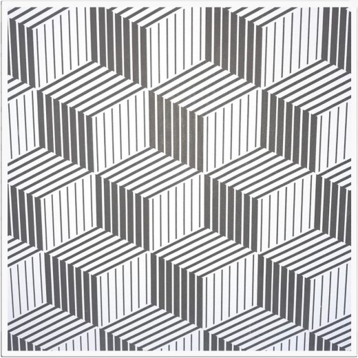 FAVORI -  MATRIX GRI 003-  600x600x8mm (10buc)Placa gips laminata PVC pt tavan